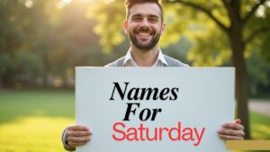 Funny Names for Saturday