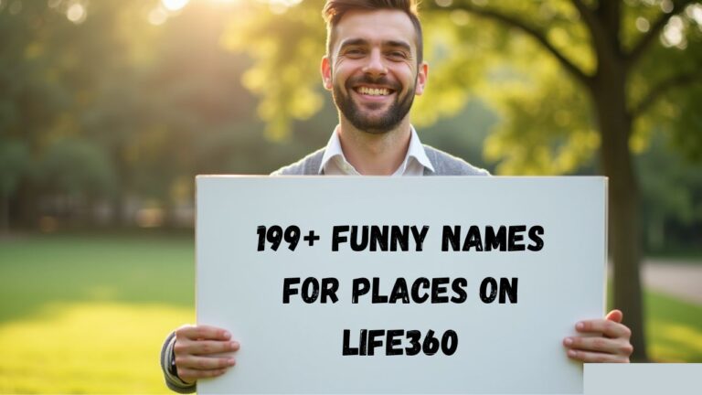 Funny Names for Places on LIFE360