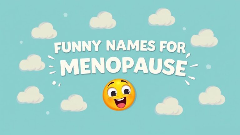 Funny Names for Menopause