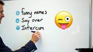 Funny Names to Say Over Intercom