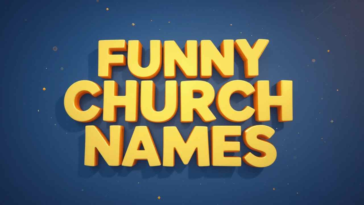 funny church names