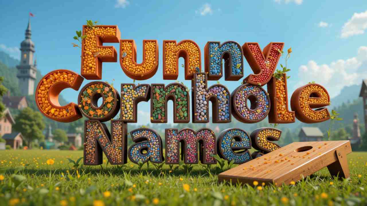 funny cornhole names