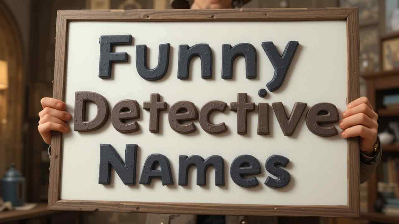 funny detective names