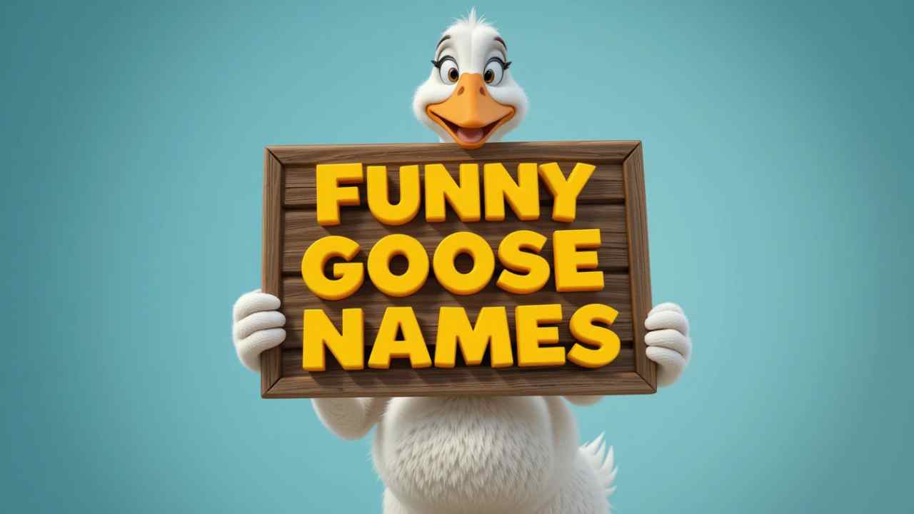 funny goose names