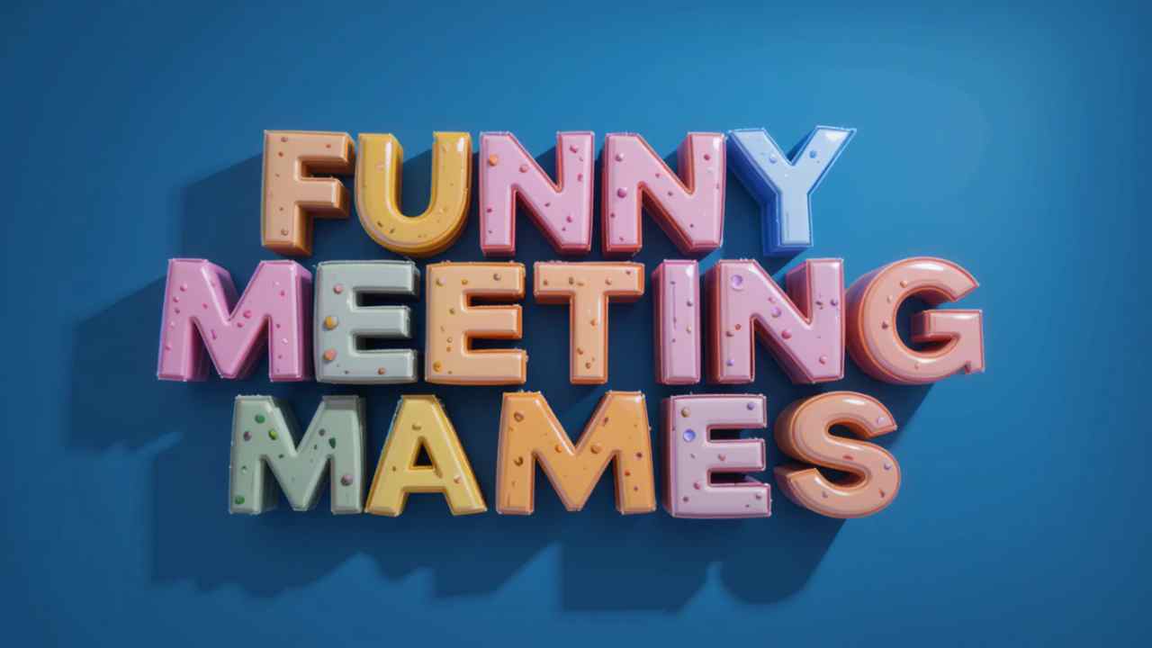funny meeting names