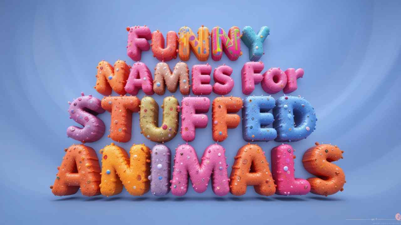 funny names for stuffed animals​