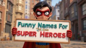 funny names for super heroes