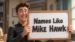 funny names like mike hawk​