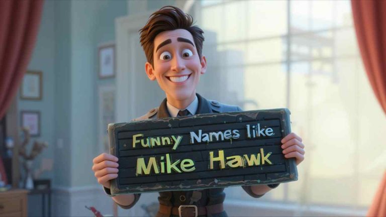 funny names like mike hawk​
