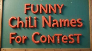 funny chili names for contest
