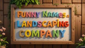 funny names for a landscaping company