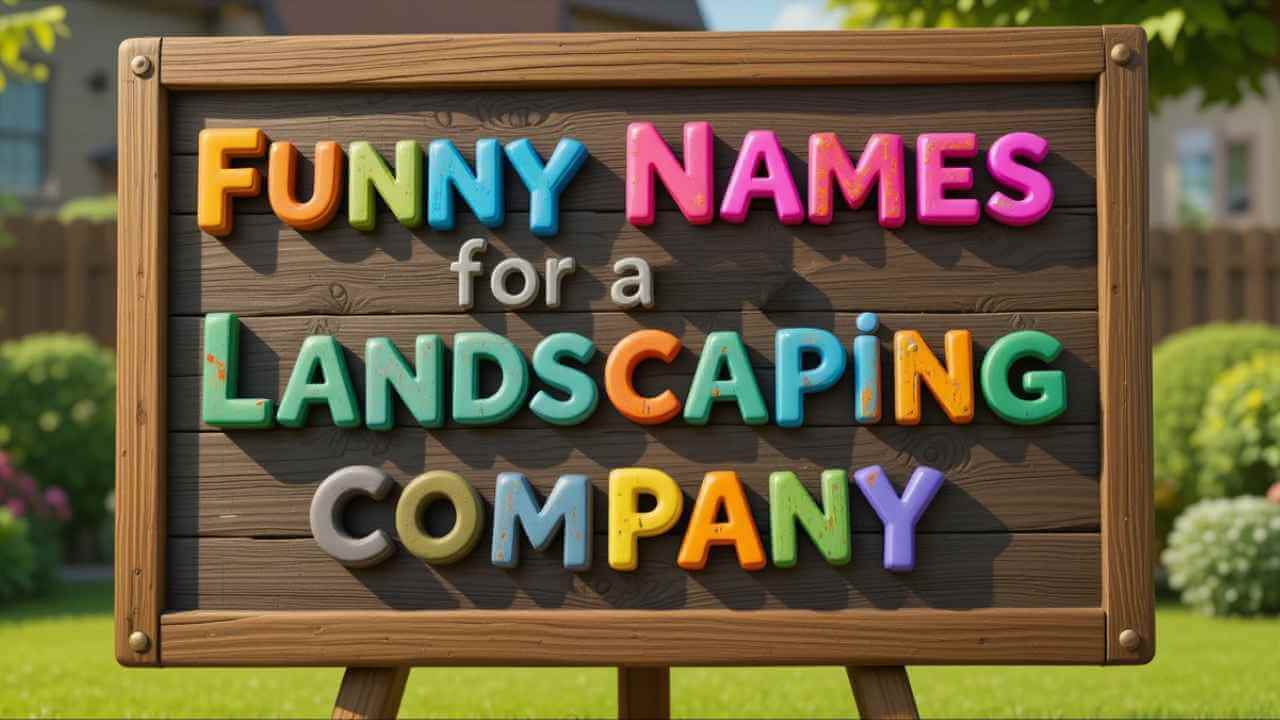 funny names for a landscaping company