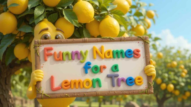 funny names for a lemon tree