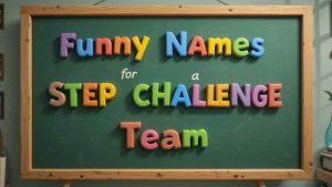 funny names for a step challenge team