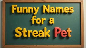 funny names for a streak pet