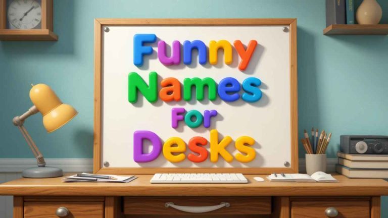 funny names for desks
