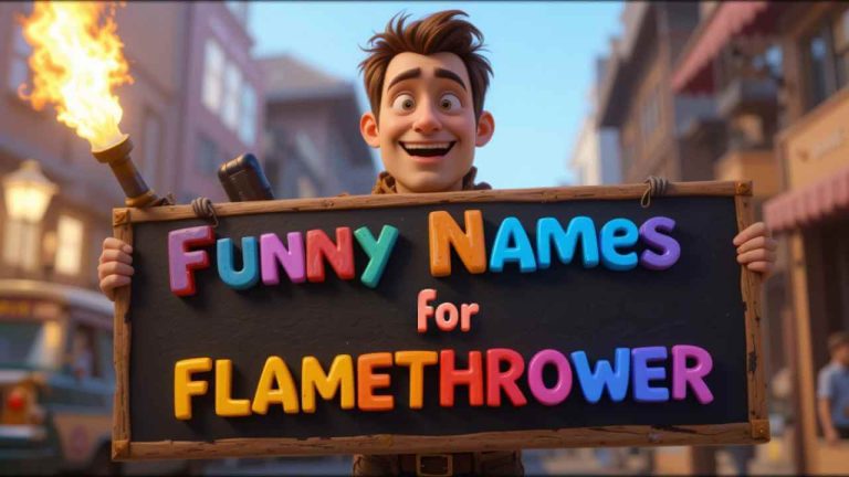 funny names for flamethrower
