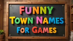 funny town names for games