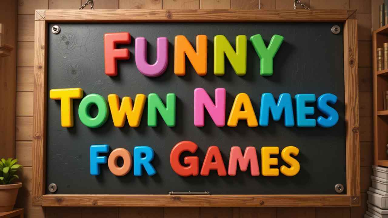 funny town names for games