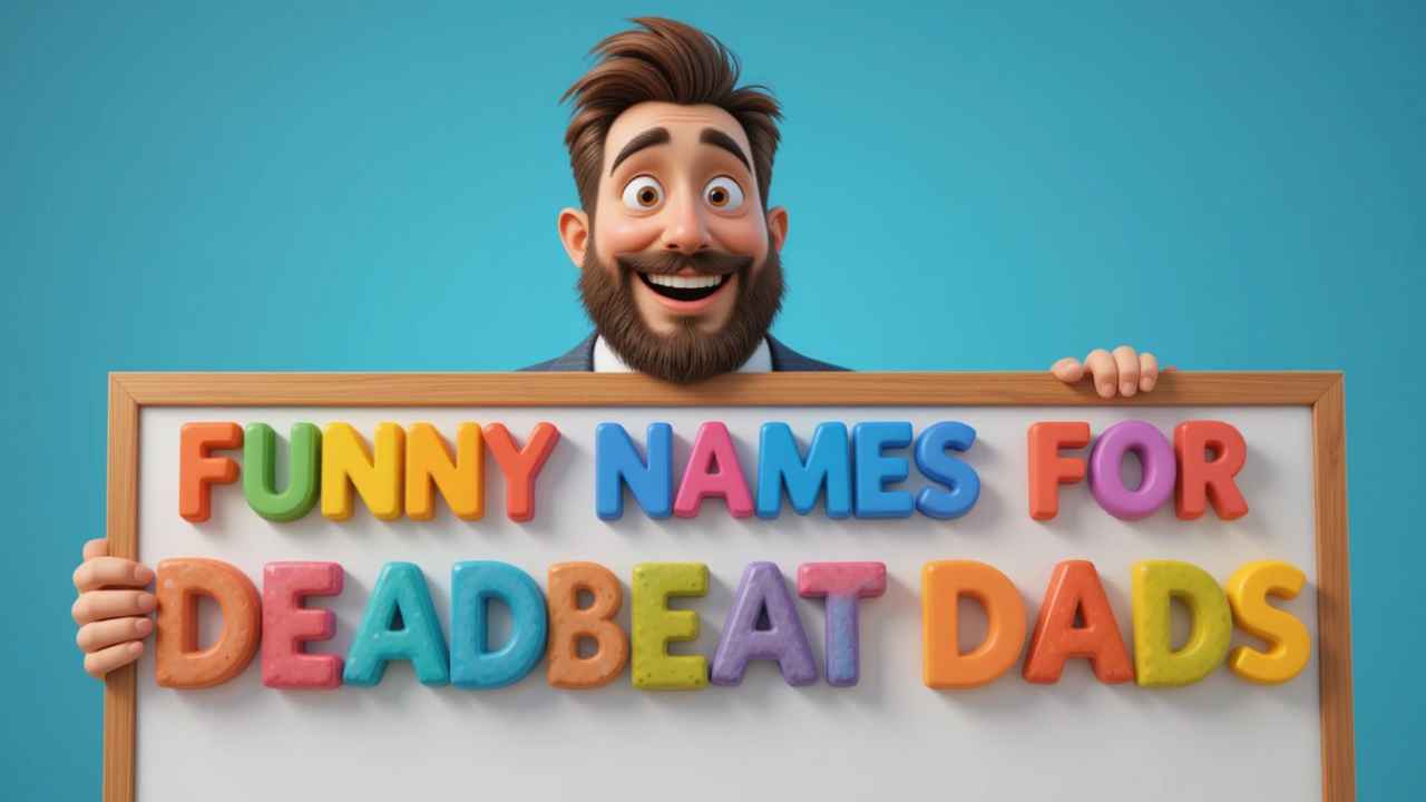 funny names for deadbeat dads