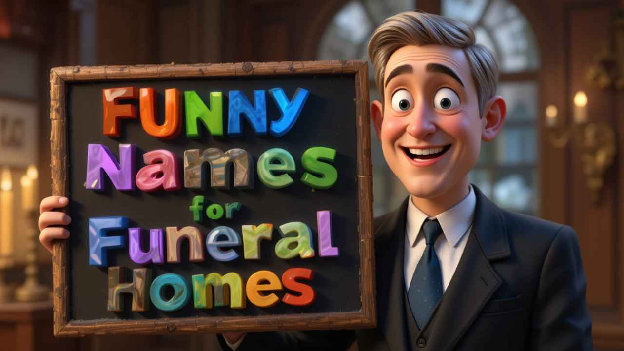 funny names for funeral homes​