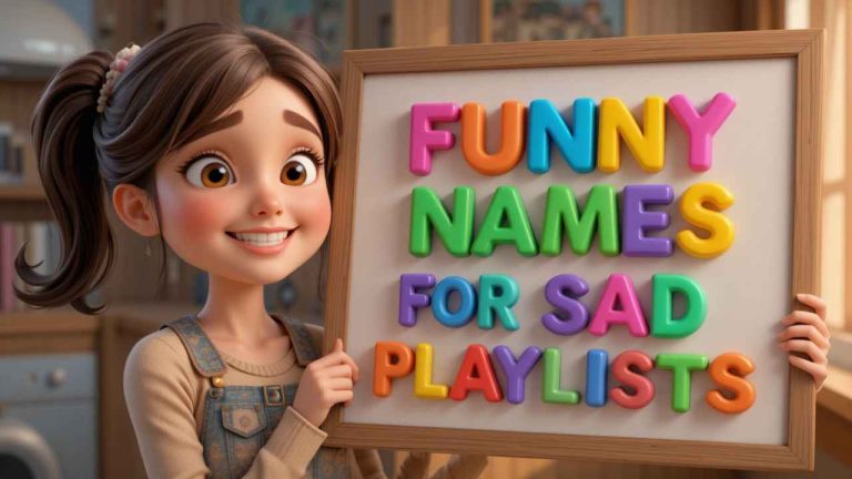 funny names for sad playlists