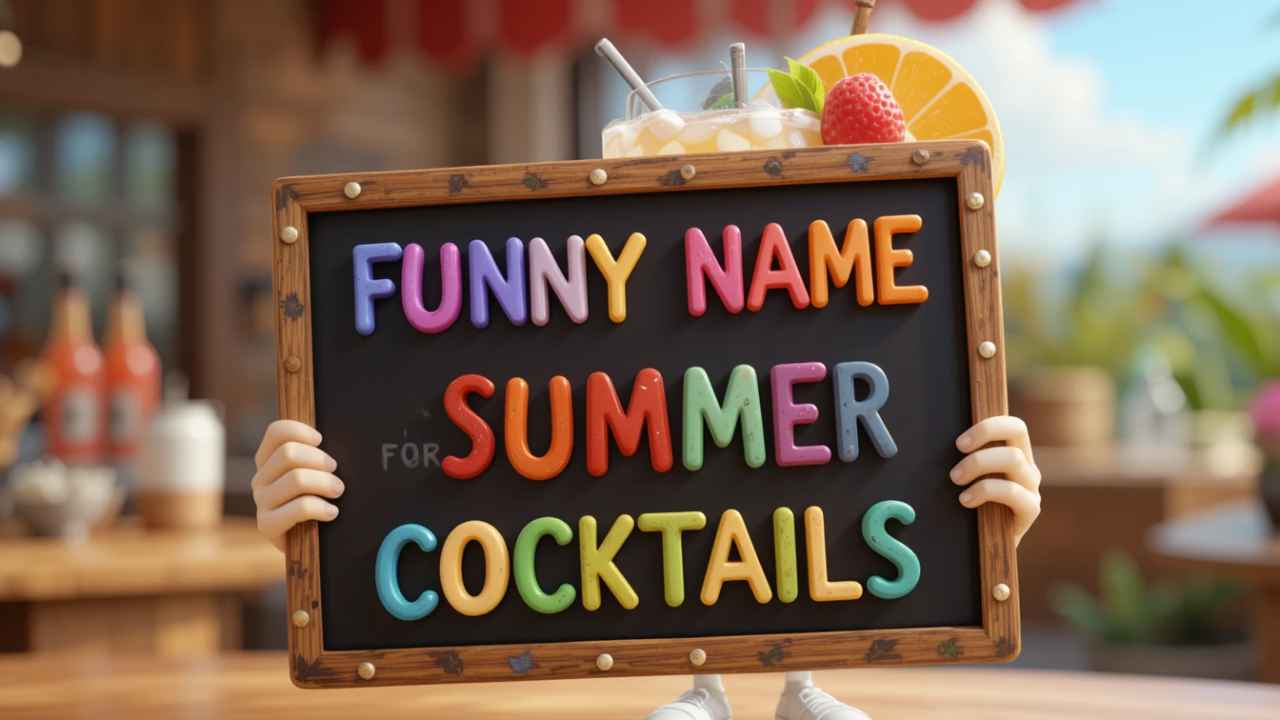 funny names for summer cocktails