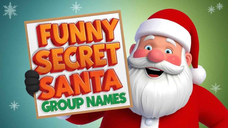 funny secret santa group names